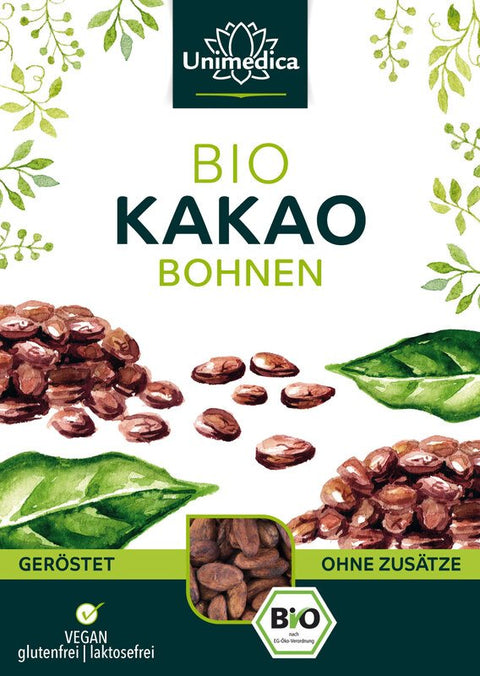 Bio Kakaobohnen - geröstet - 300 g