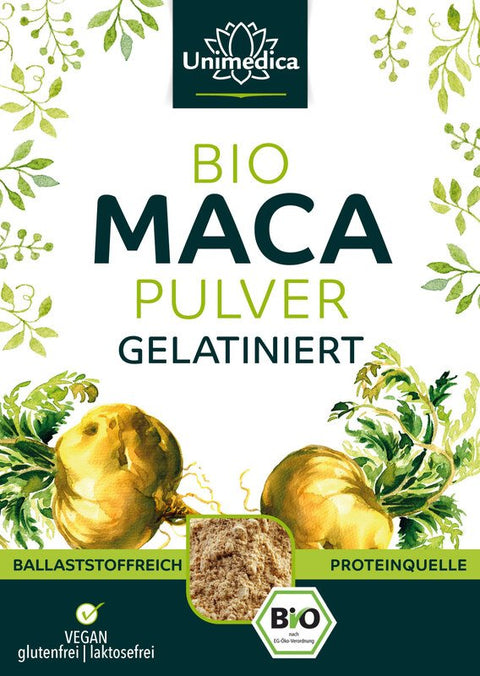 Bio Maca Pulver - gelatiniert - 300 g
