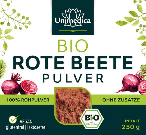 Bio Rote Beete Pulver - aus Italien - 250 g
