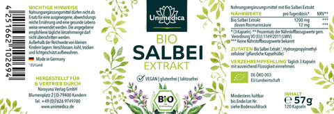 Bio Salbei Extrakt - 1200 mg