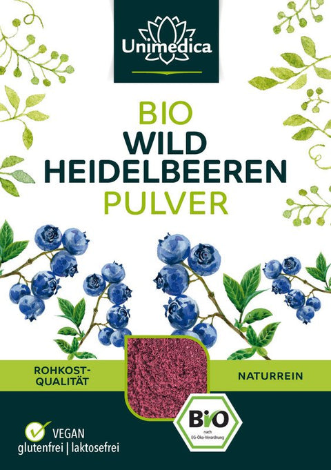 Bio Wild Heidelbeeren Pulver - 100 g