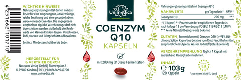 Coenzyme Q10 - 200 mg - 120 gélules