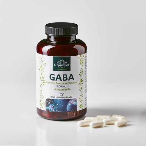 GABA - 500 mg pro Tagesdosis - 200 Kapseln