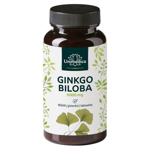 Ginkgo Biloba - 5.000 mg - 360 Tabletten
