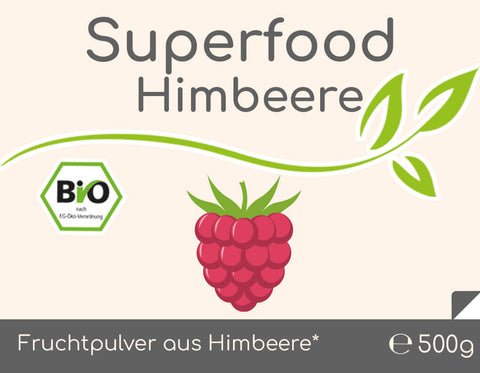 Superfood Himbeere bio Pulver 500g