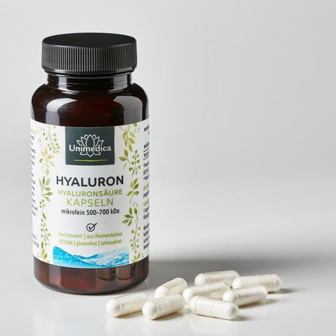 Acide hyaluronique 360 ​​mg - microfine 500-700 kDa - haute dose 90 gélules
