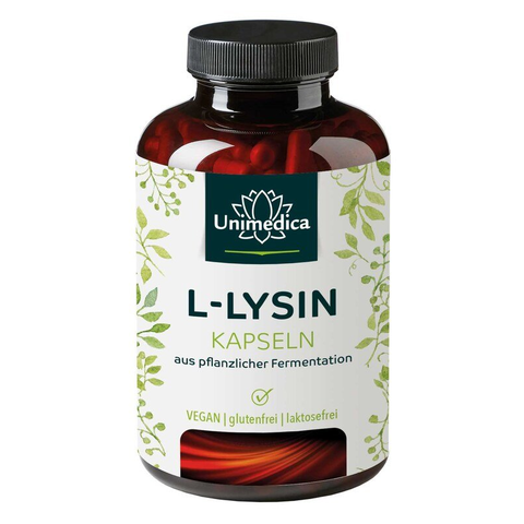 L-Lysin - 1000 mg pro Tagesdosis - 365 Kapseln