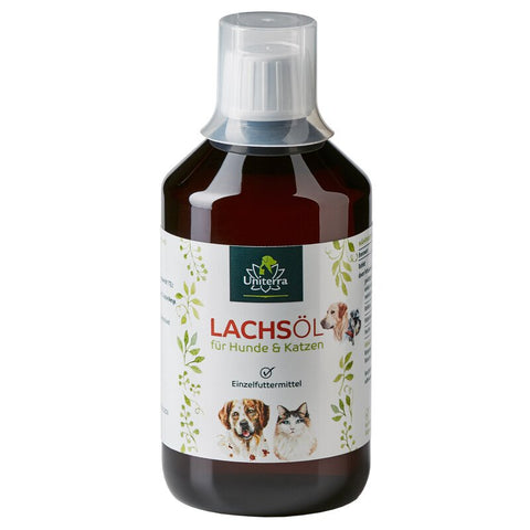 Lachsöl für Hunde und Katzen - 500 ml - kaltgepresst