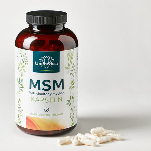 MSM Kapseln - 1600 mg pro Tagesdosis - hochdosiert - 365 Kapseln