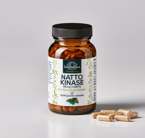 Nattokinase - 100 mg / 2.000 FU ad alta resistenza - 120 Capsule