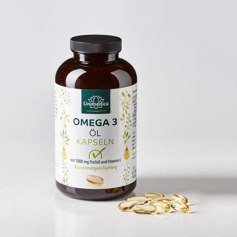 Olio di pesce Omega 3 - da pesca sostenibile - 1000 mg - 400 capsule