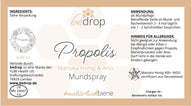 Propolis Halsspray / Mundspray mit Manuka Honig & Anis - 30ml - VITALOVE - Naturprodukte