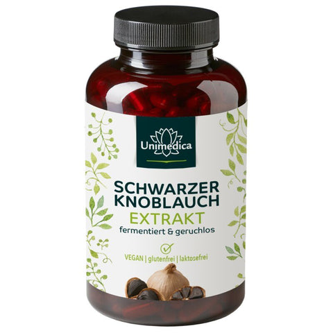 Schwarzer Knoblauch - 600 mg - 180 Kapseln