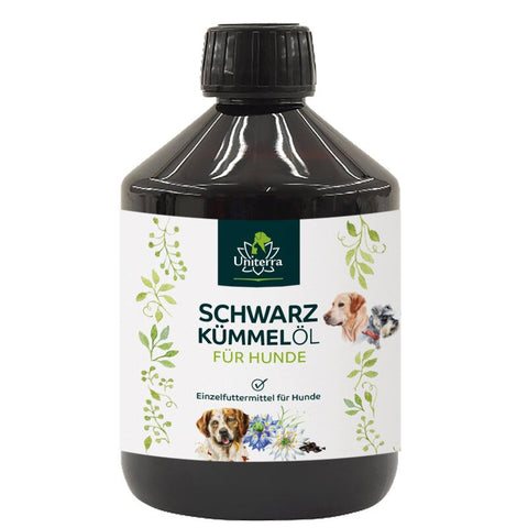 Olio di semi neri per cani - 500 ml