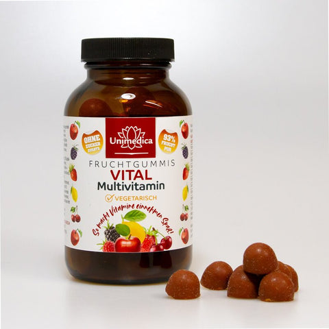 Vital - Multivitaminico - Caramelle gommose alla frutta - 60 caramelle gommose