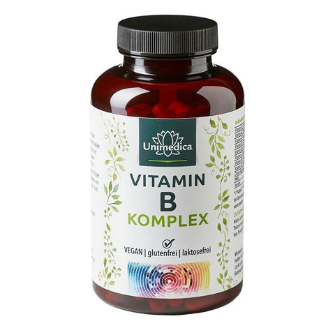 Vitamin B-Komplex - hochdosiert - 180 Kapseln