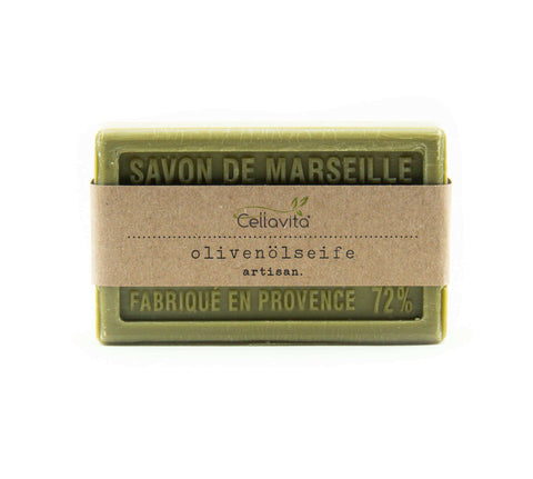 Sapone naturale all'olio d'oliva "Savon de Marseille" 100 g (sapone di cagliata)