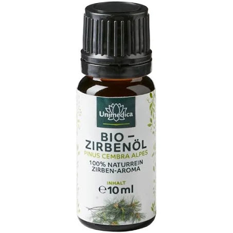 Bio Zirbenöl - 100% naturreines Arvenöl - Zirben-Aroma - ätherisches Öl - 10 ml